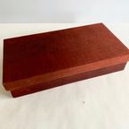 Set Van 4 Vintage Palissander Servetringen | Kerst thumbnail 7