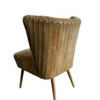Vintage Goudkleurige Cocktailstoel / Eenzit / Fauteuil thumbnail 7