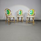 3 X Gasparucci Italo Ecc Antwerpen Tennis Chairs 1980S thumbnail 5