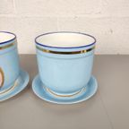 Duo Vintage Bloempotten In Sèvres Stijl thumbnail 7