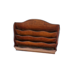 Antiek Mahonie Houten Brievenbakje, Circa 1900 thumbnail 5