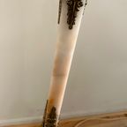 Fifties Italiaanse Lampadaire Onyx Marmer, Hollywood Regency thumbnail 11