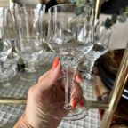 Likeurglazen Set Bohemia Crystal Vintage thumbnail 2