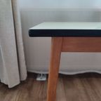 Vintage Houten Formica Tafel Bureau Tafeltje Kind Tiener Tv thumbnail 9