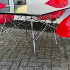 Kartell Glossy Dining Table With 4 Eros Chairs thumbnail 12