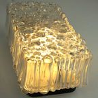 Vintage Jaren ’70 Plafonniere/ Design Wandlamp Met Bubbelglas thumbnail 6