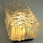 Vintage Jaren ’70 Plafonniere/ Design Wandlamp Met Bubbelglas thumbnail 12