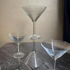 Martini Cocktail Champagne Glazen 4X thumbnail 2