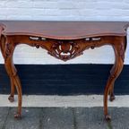 Mooie Grote Geschulpte Sidetable, Opengewerkt, 110 Cm Breed thumbnail 3