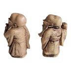 Vier Japanse Netsuke-stijl Beeldjes, Franse Reproductie thumbnail 6