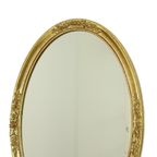 Hollywood Regency Gouden Spiegel Ovaal Deknudt Klassiek thumbnail 4