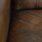 Mooie Statige Fauteuil/ Armchair Gemaakt Van Schapenleer Met Een Correcte Zitcomfort thumbnail 11