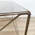 Super Zeldzame Mid Century Isocele Side Table Ontworpen Door Max Sauze, Franse Architecturale Salont thumbnail 6