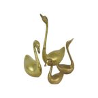 Vintage Zwanen Messing Koper Set Van 4 MTC Brass thumbnail 8