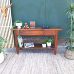 Robuuste Teak Houten Side Table Haltafel Landelijke Sidetable thumbnail 13