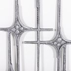 1980’s Sculptural Brutalist Wall Sculpture-door / Deurdecoratie Fixture, Germany thumbnail 4