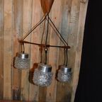 Retro Hanglamp Met Drie Glazen thumbnail 3