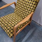 Vintage Fauteuil Geel Groen Jaren 60 Fauteuil thumbnail 6