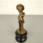 Bronzen Beeldje Van Een Roker thumbnail 3