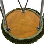 Vintage Kruk Met Hairpin Legs En Vachtje Klein Krukje 60's thumbnail 11