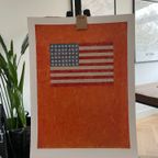 Jasper Johns (American, Born 1930), Flag On Orange Field, 1957 thumbnail 9