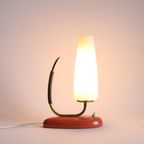 Ceramic And Brass Table Lamp, 1950S thumbnail 11