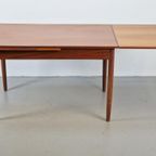 Vintage Teak Eettafel Deens Design Uitschuifbaar ‘60 Hout thumbnail 14