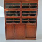 Engelse Vitrinekast Van Mahoniehout, Circa 1910 thumbnail 9