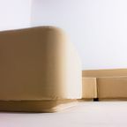 Mid-Century 'Lara' Zitbank Sofa In Beige Fluweel Door Roberto Pamio, 1958 thumbnail 9