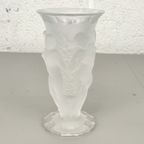 Art Deco Persglas Vaas Met Naakte Dames thumbnail 6