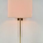 Vintage Plexiglas Tafellamp Messing Regency Lucite Brass ´70 thumbnail 3