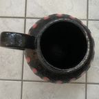 Ceramic Red And Black Vase By Scheurich Germany Model 279-38 thumbnail 8