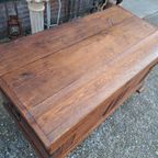 Oude Dekenkist, Opbergkist, Afm. 138x70m En 69cm Hoog. thumbnail 7