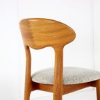 6x Juul Kristensen Eetkamerstoelen 'them' Vintage Massief Teak thumbnail 8