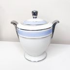 Eclectisch Blauw, Wit Servies Set thumbnail 6