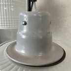 Vintage Industriële Hanglamp – Europhane (mat Glas) thumbnail 3