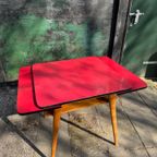 Eettafel Met Rood Formica Blad thumbnail 11