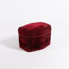 Vintage Teddy Pouf/Stool / Poef / Voetenbank, From 1960’S, Italy thumbnail 2