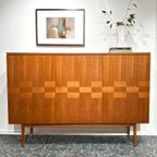 Minimalistisch Vintage Zweeds Highboard thumbnail 4