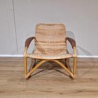 Yamakawa Rattan - Rotan Stoel - Bruin - Lounge Chair- Design thumbnail 5