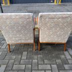 Set Van 2 Vintage Relax Stoelen thumbnail 2