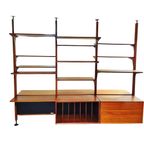 Very Rare Modular Royal Series Wall Unit In Teak By Poul Cadovius, Denmark, 1960S thumbnail 12