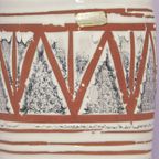 Witte Geometrische West Germany Vaas Scheurich thumbnail 5