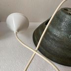 Jaren 70 Groene Keramiek Hanglamp , West Germany thumbnail 8