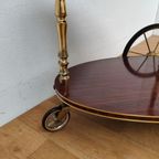 Vintage Barcart Drankenkar Trolley Butlerwagen Bijzettafel 3 thumbnail 8