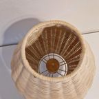 Vintage Tafellamp Rattan IKEA thumbnail 6