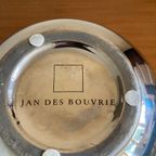 Vintage Zilverkleurige Bolvaas Van Jan Desbouvrie thumbnail 5