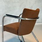 Jaren 30 Armstoel Vintage Sledestoel Buisframe Bauhaus Stoel thumbnail 9