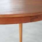 Vintage Eettafel | Ronde Tafel | Teak | Jaren 60 | Zweeds thumbnail 6