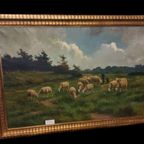 Henri Matthijs (xix-xx) Schapen Met Herder thumbnail 2